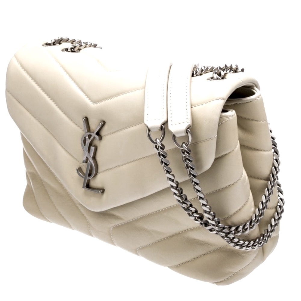 Saint Laurent Monogram Matelassé LouLou Bagel - Picture 5 of 10